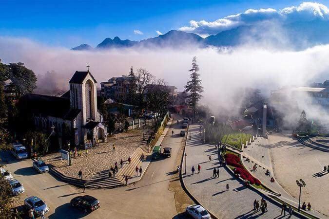 Hotel Khach San Sapa Ngay Nay Exterior foto